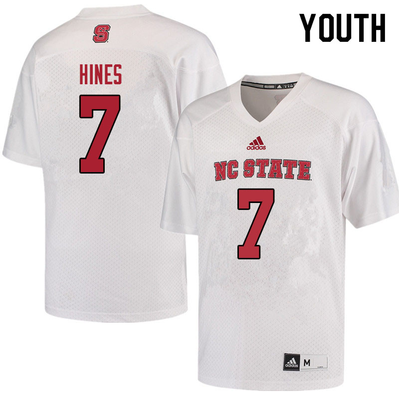 Youth #7 Nyheim Hines NC State Wolfpack College Football Jerseys Sale-Red - Click Image to Close